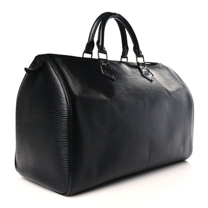 Louis Vuitton Epi Speedy 30 Black 3 of 8