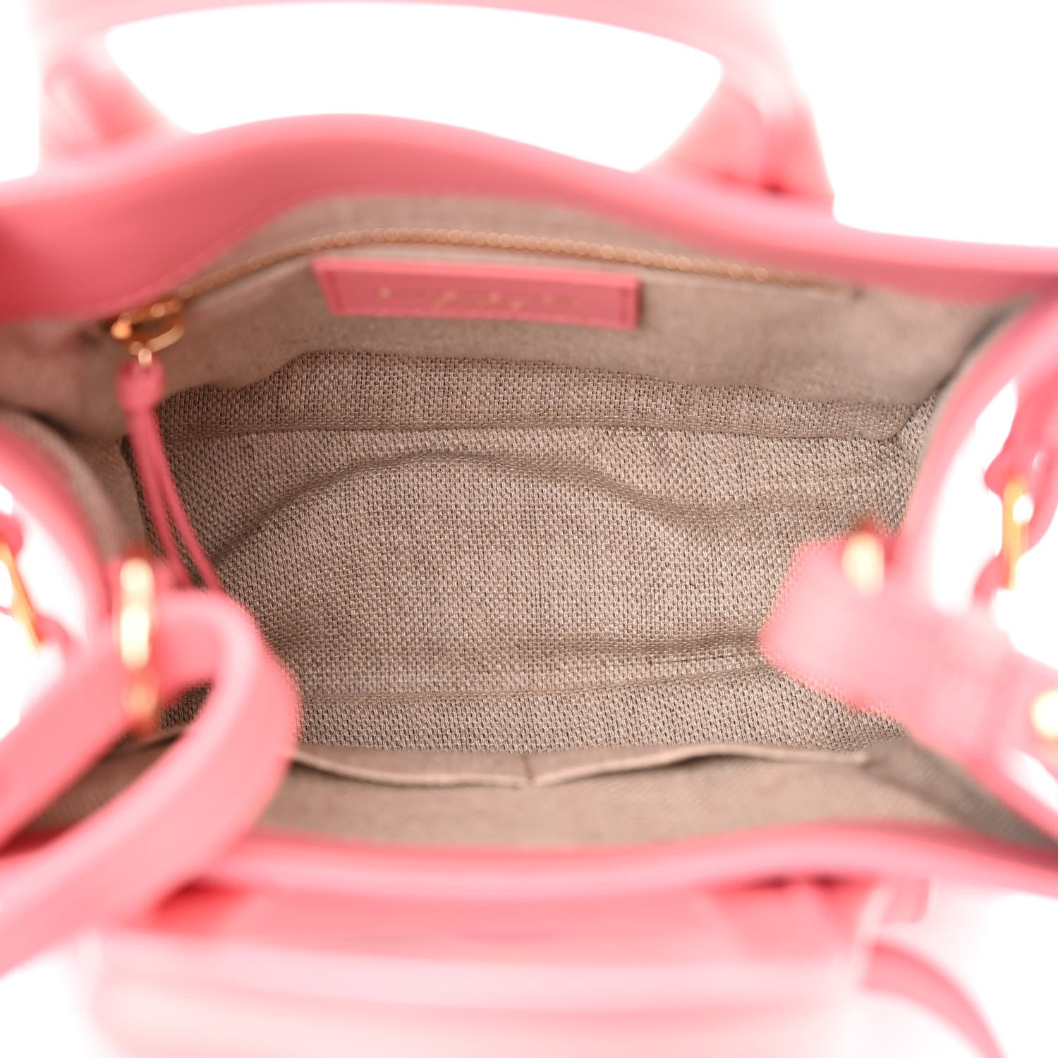 Balenciaga Calfskin Padlock Mini All Afternoon Tote Rose Fluo 5 of 14