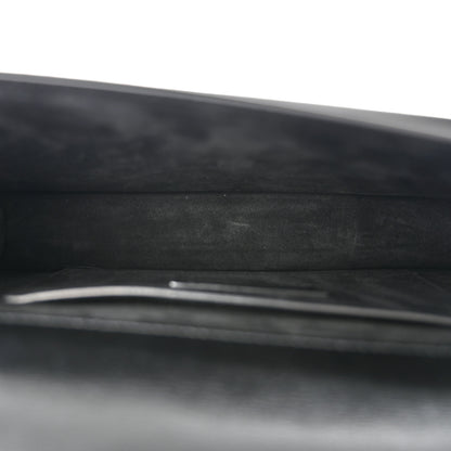 Saint Laurent Smooth Calfskin Medium Monogram Sunset Satchel Black 5 of 10