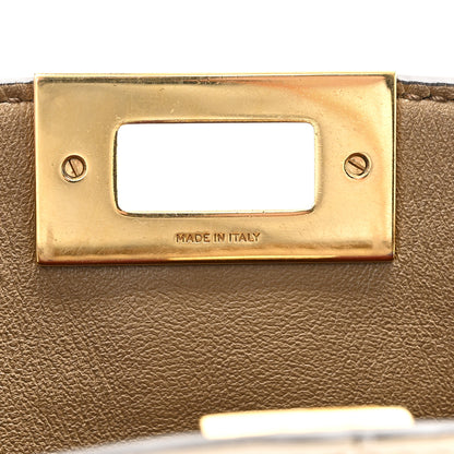 Fendi Vitello Seta Century Medium Peekaboo X-Lite Camelia Barolo 6 of 9