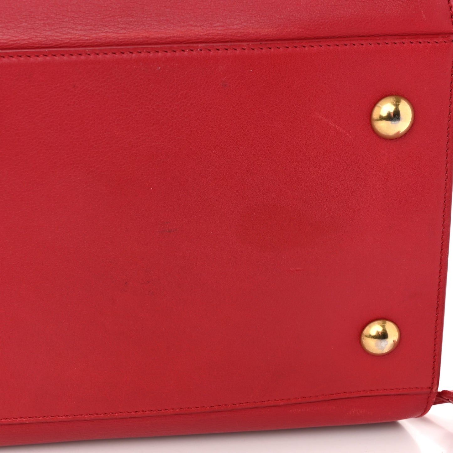 Calfskin Medium Classic Y Cabas Red