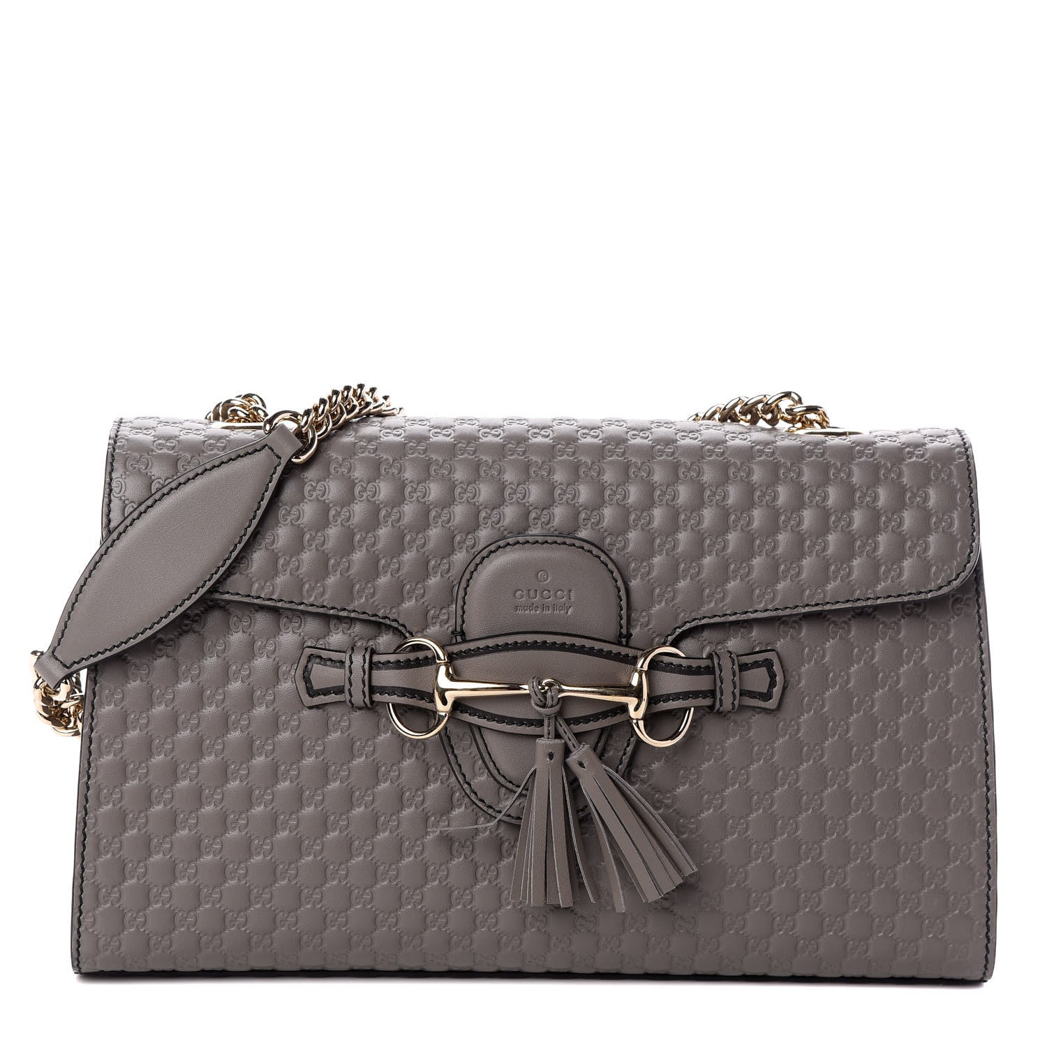Gucci Soft Microguccissima Medium Emily Chain Shoulder Bag Loess 1 of 9