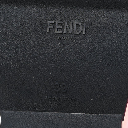 Fendi Stretch Knit Womens Sock Sneakers 39 Fluorescent Pink White 6 of 7