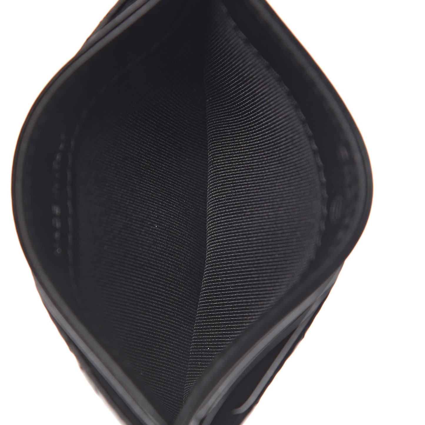 Aged Calfskin Quilted Reissue Card Holder So Black