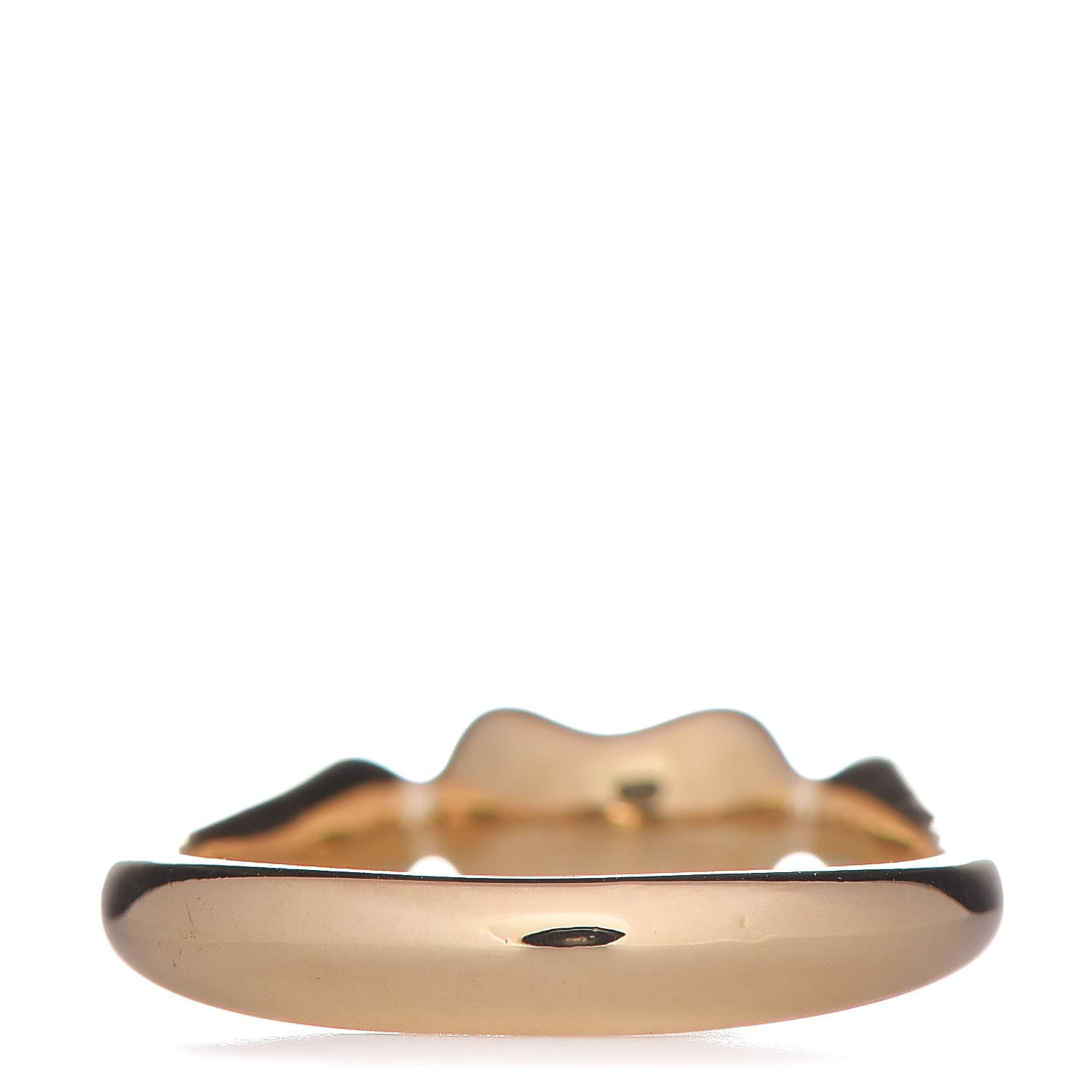 Tiffany 18K Yellow Gold Elsa Peretti Bean Ring 49 4.75 4 of 6