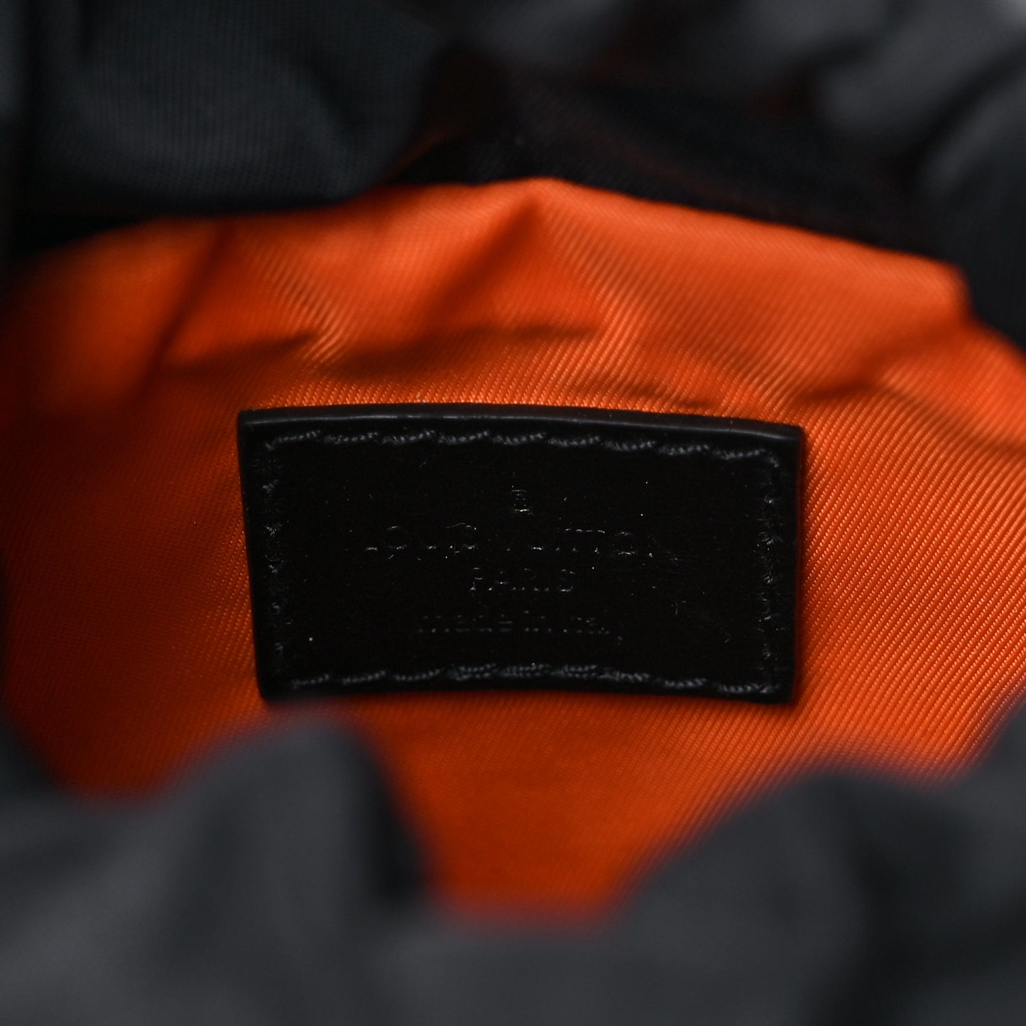 Shadow Monogram Chalk Nano Bag Black