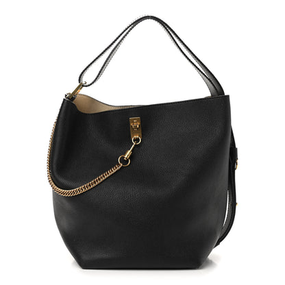 Givenchy Grained Calfskin GV Bucket Bag Black 1 of 9