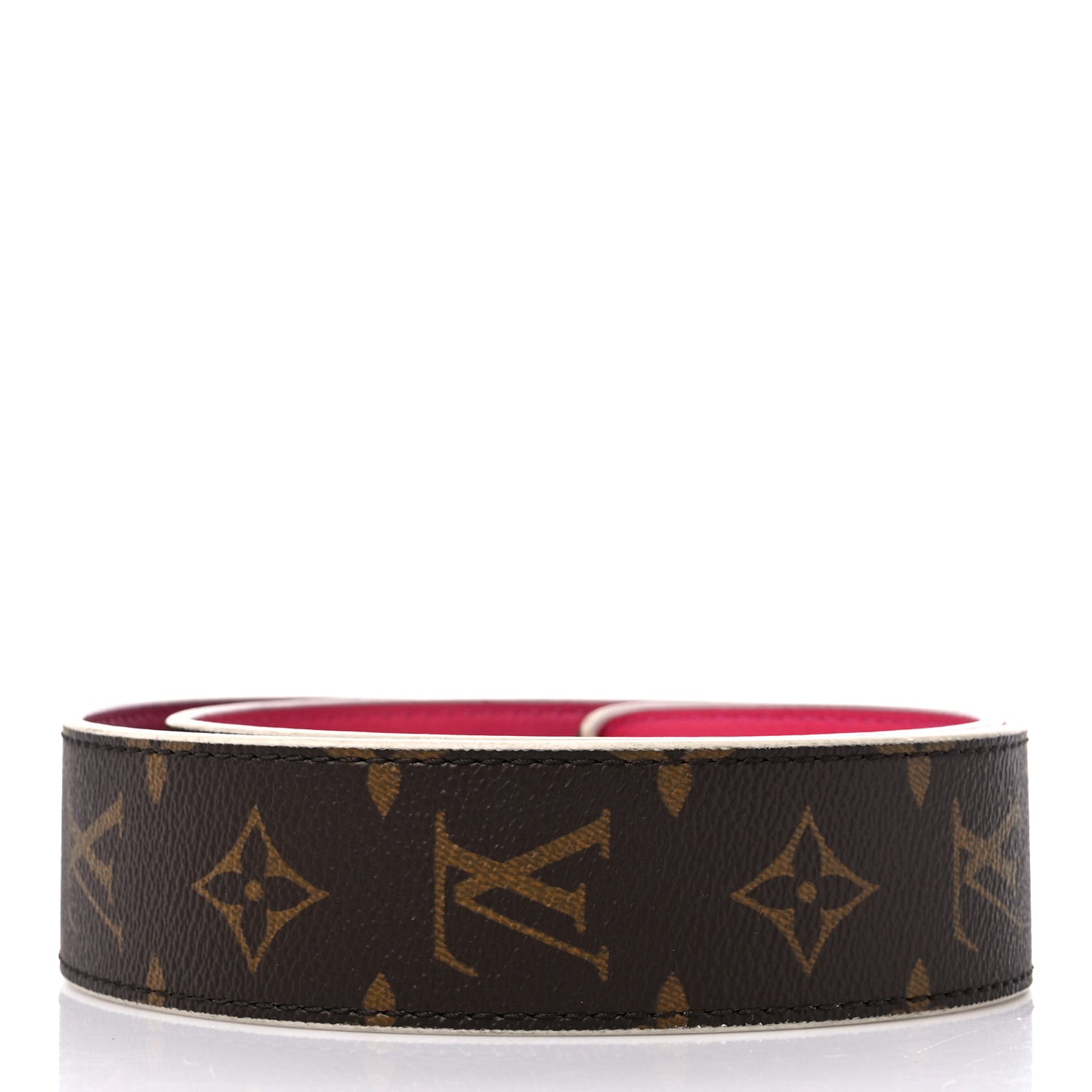 LOUIS VUITTON Monogram Bandouliere Shoulder Strap Hot Pink