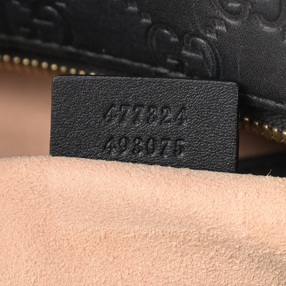 Gucci Guccissima Signature Large Linea A Hobo Black 7 of 12