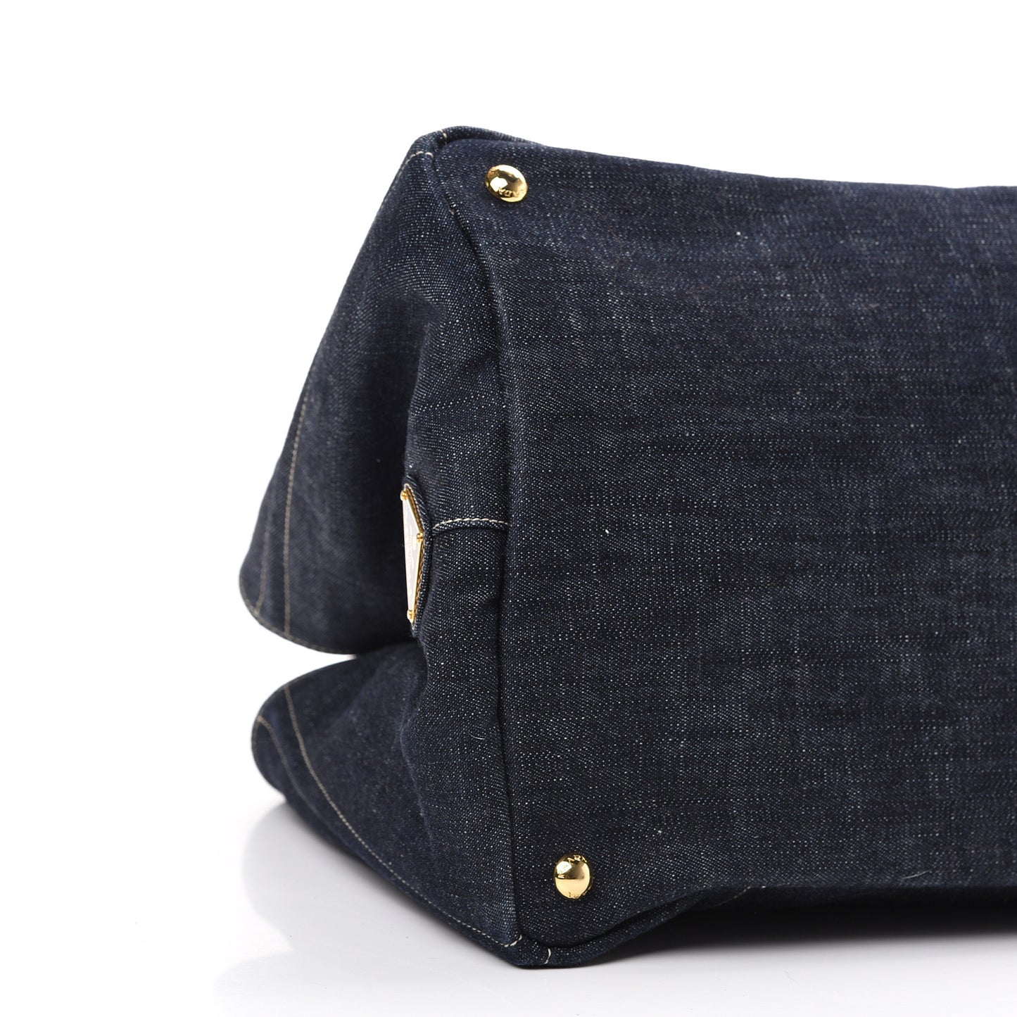 Denim Logo Tote Blue Rosso