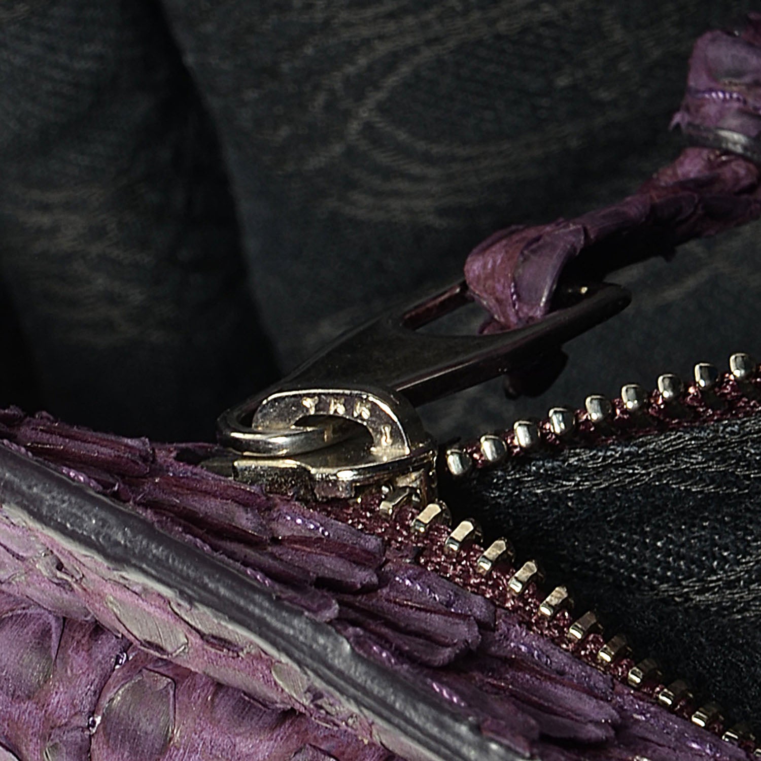 Proenza Schouler Python Medium PS1 Satchel Purple 3 of 15