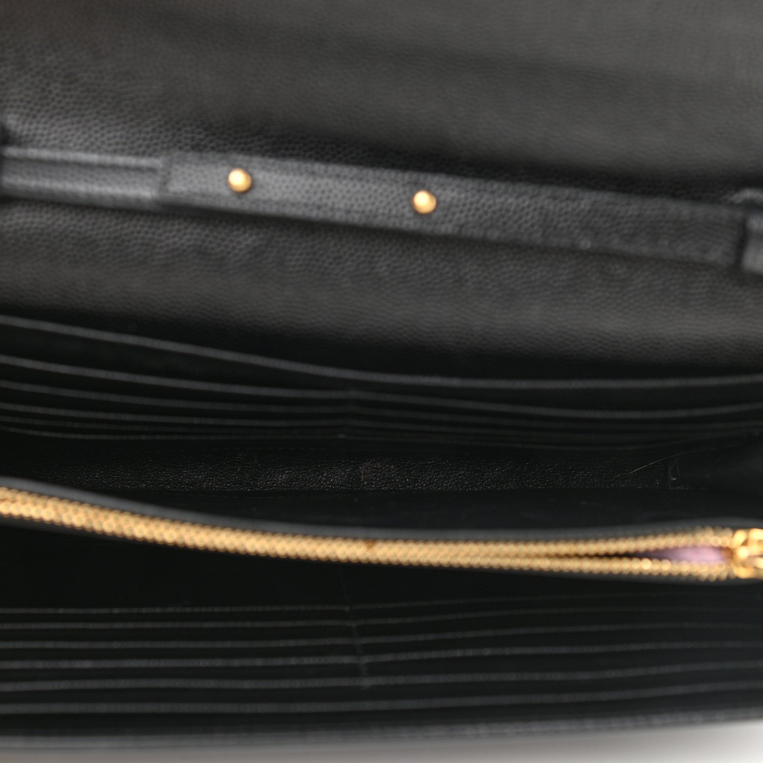 Saint Laurent Grain De Poudre Medium Classic Monogram Kate Satchel Black 5 of 10