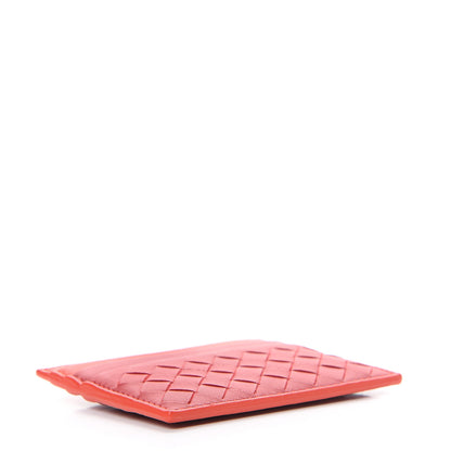 Bottega Veneta Nappa Intrecciato Card Holder China Red Geranium 3 of 7