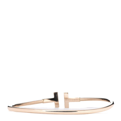Tiffany 18K Rose Gold T Wire Bracelet 3 of 5