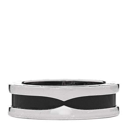 Bulgari Sterling Silver Ceramic Save The Children One-Band Ring 55 7.25 3 of 7