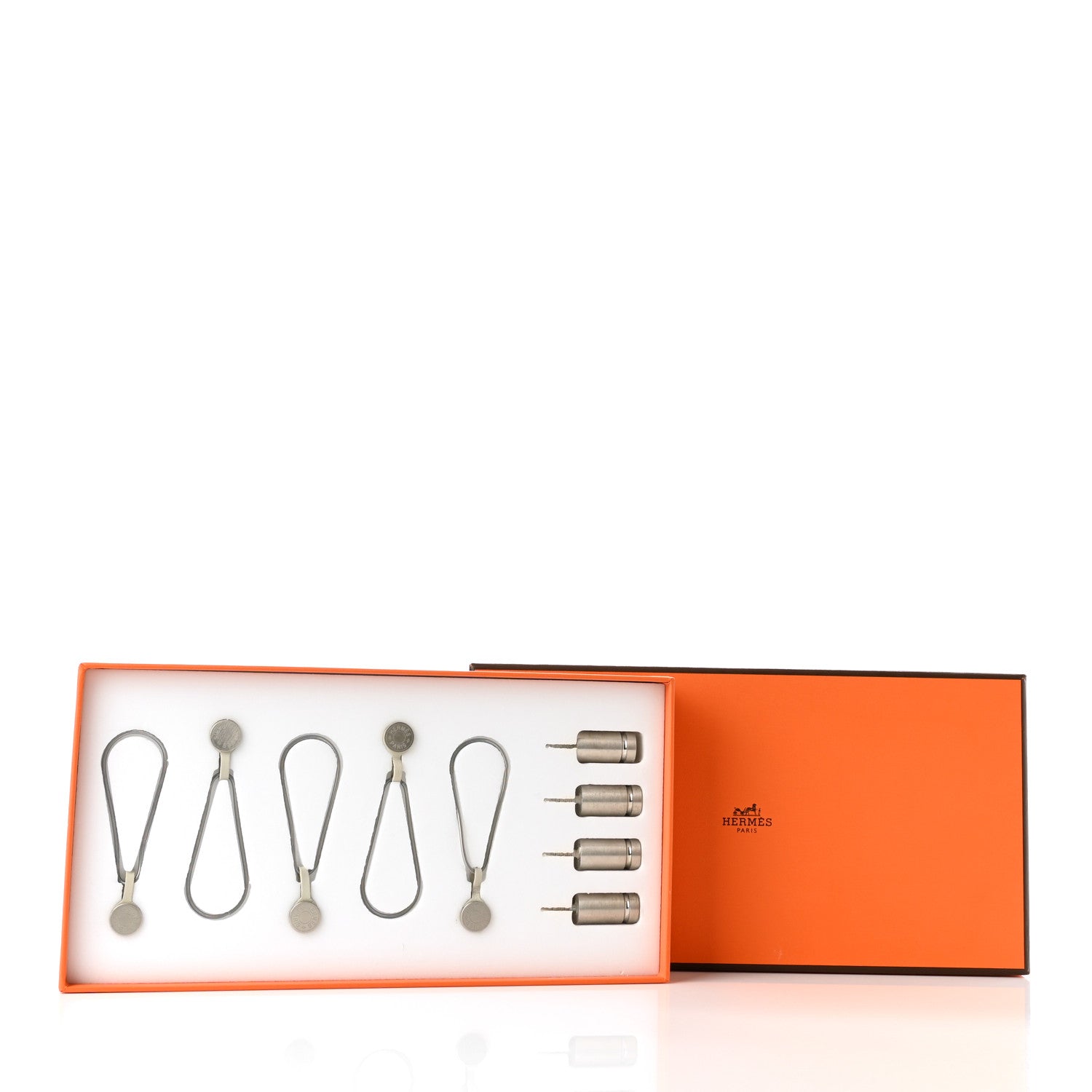 Hermes Stainless Steel Fixation Kit Scarf Hanging System 9 of 9