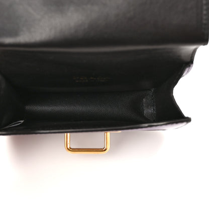 Prada Saffiano Astrology Mini Cahier Bag Viola Black 4 of 10