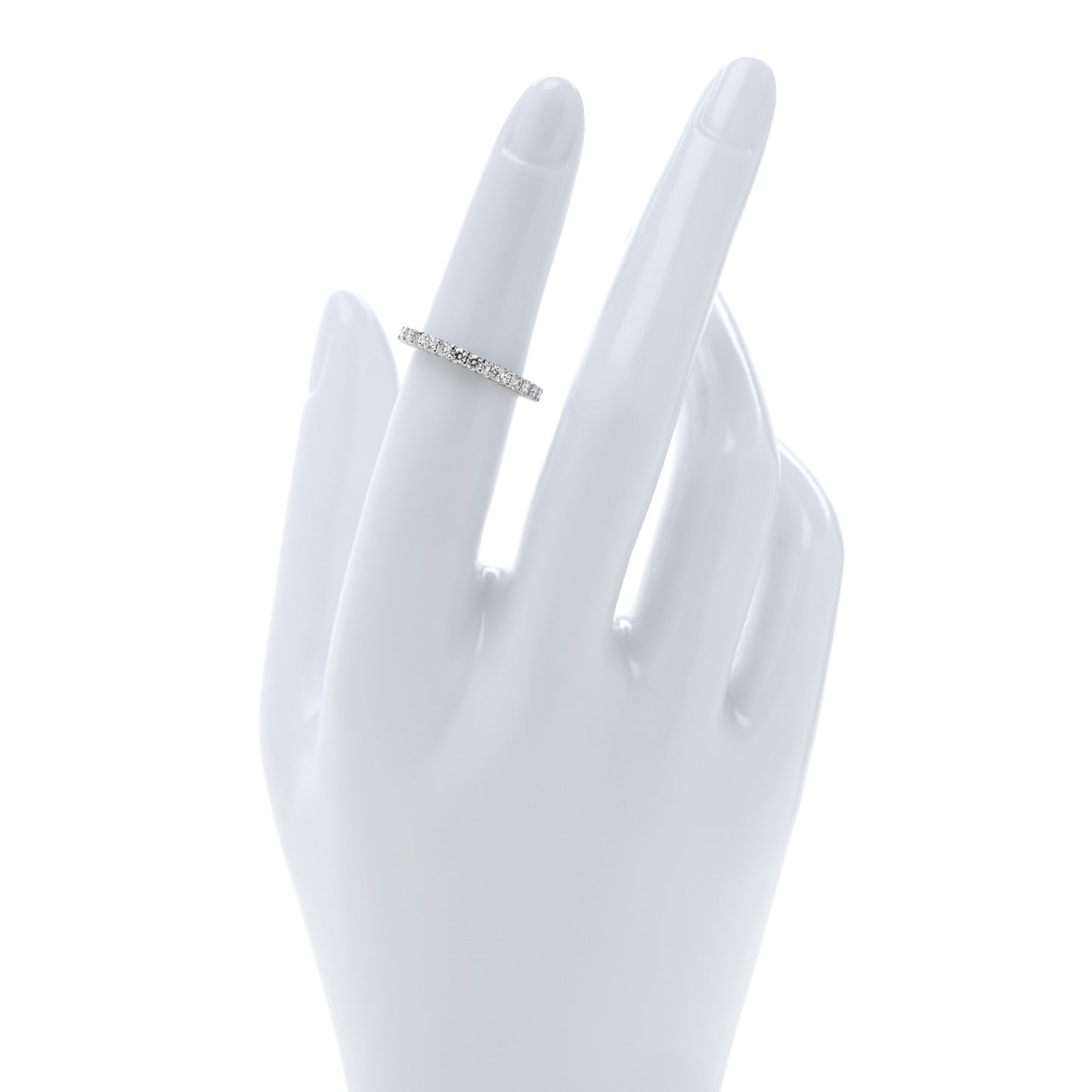 Platinum Diamond 2.2mm Full Circle Forever Band Ring 49 4.75