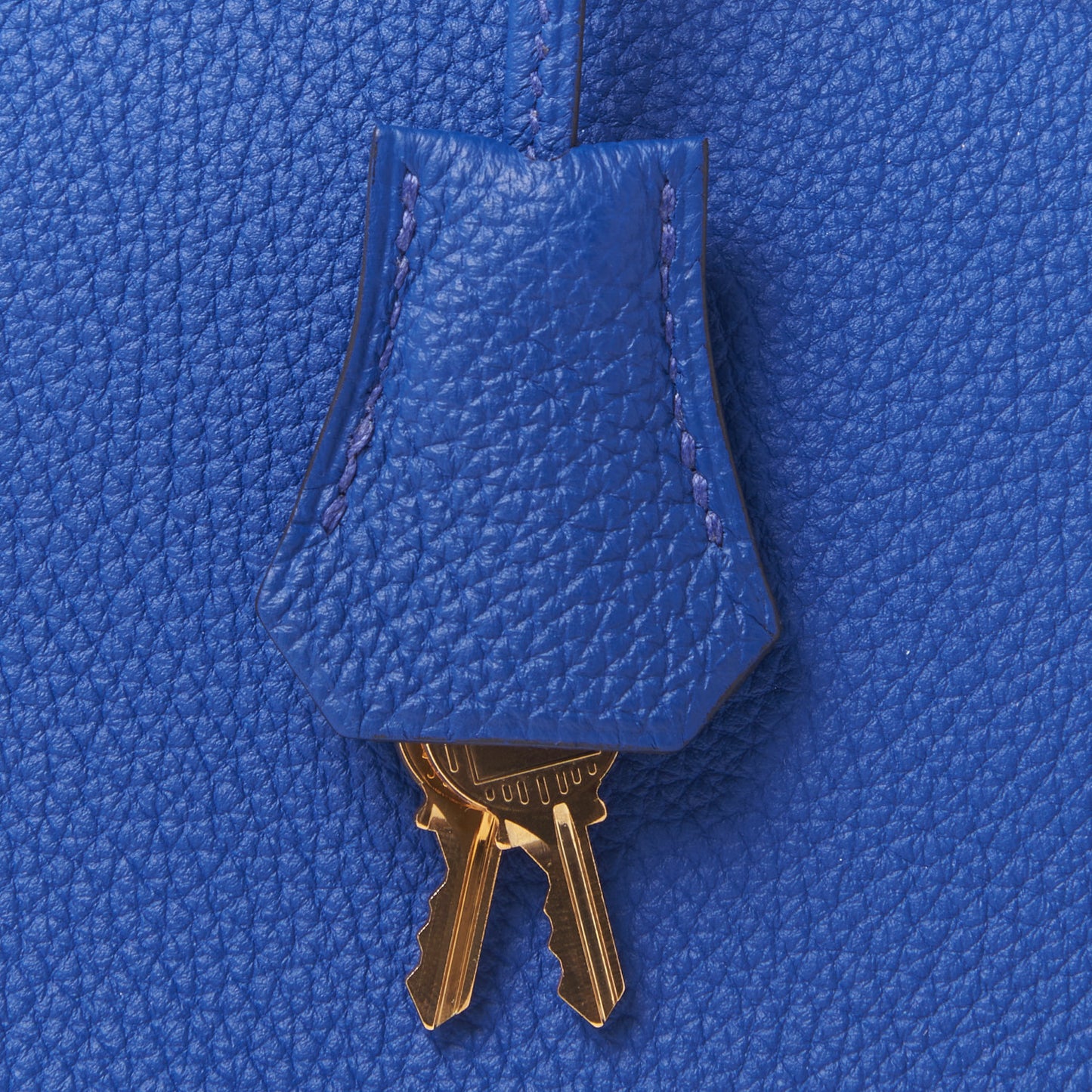 Togo Birkin 25 Bleu Electrique