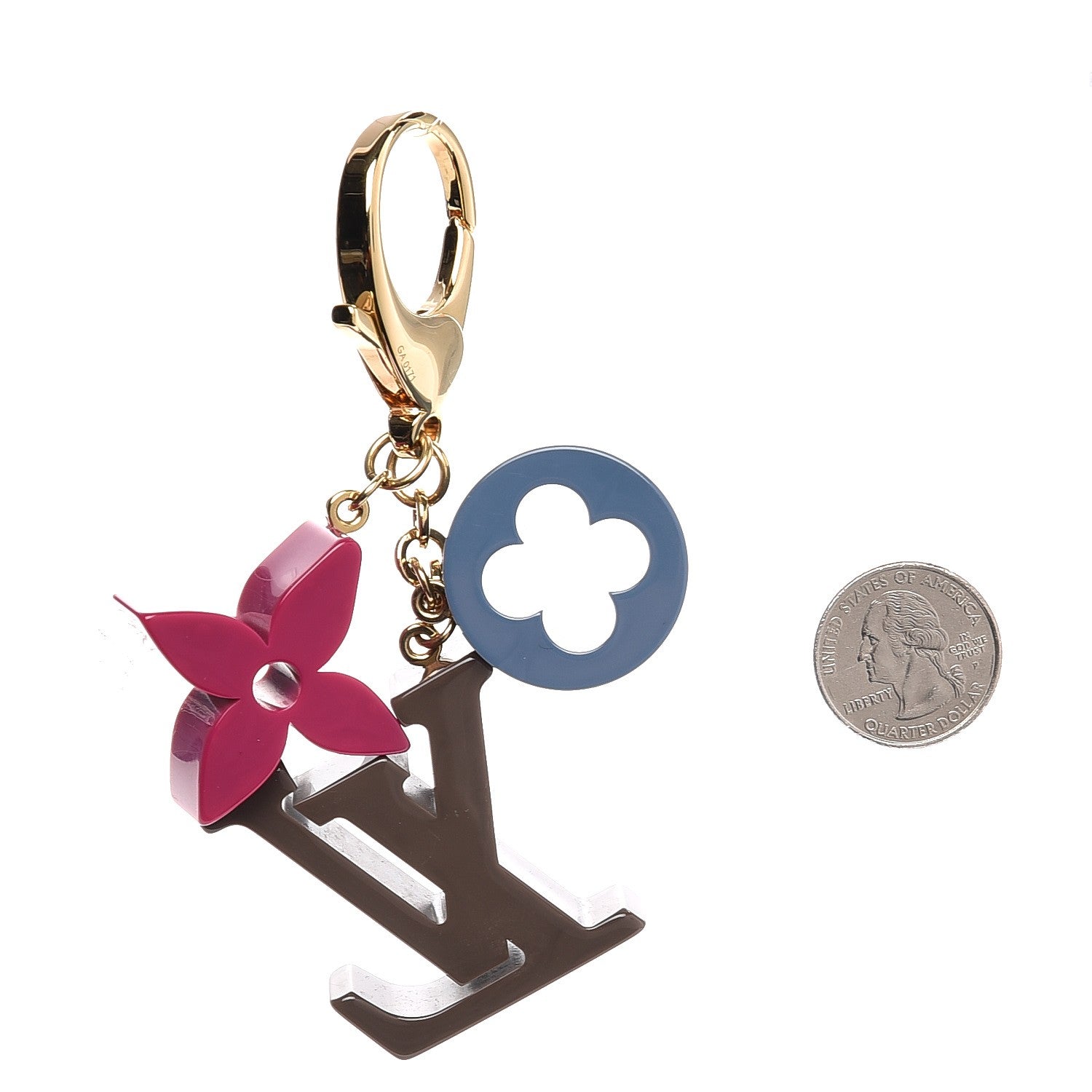 Louis Vuitton Resin Playtime Bag Charm Marron 2 of 3