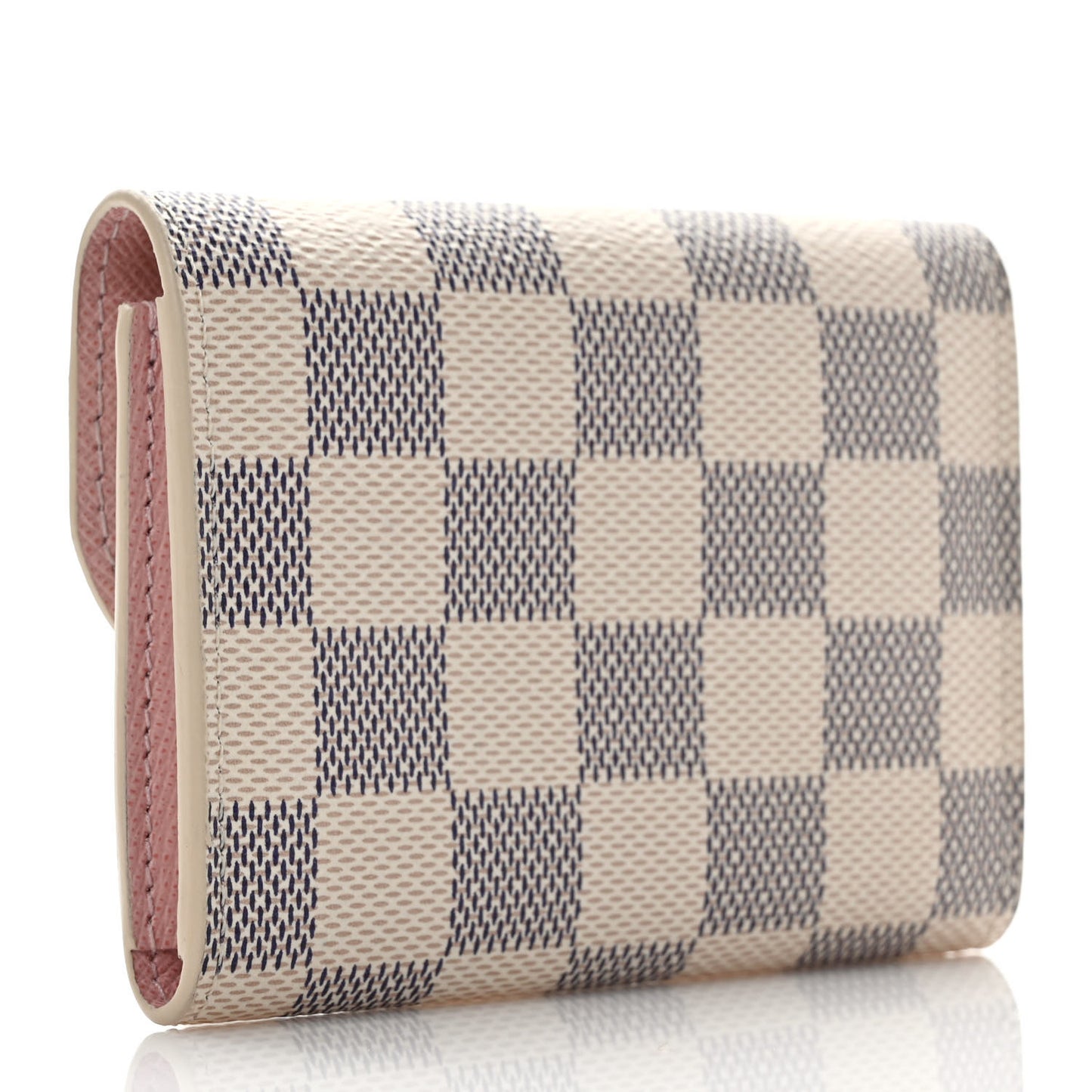 Damier Azur Rosalie Coin Purse Rose Ballerine