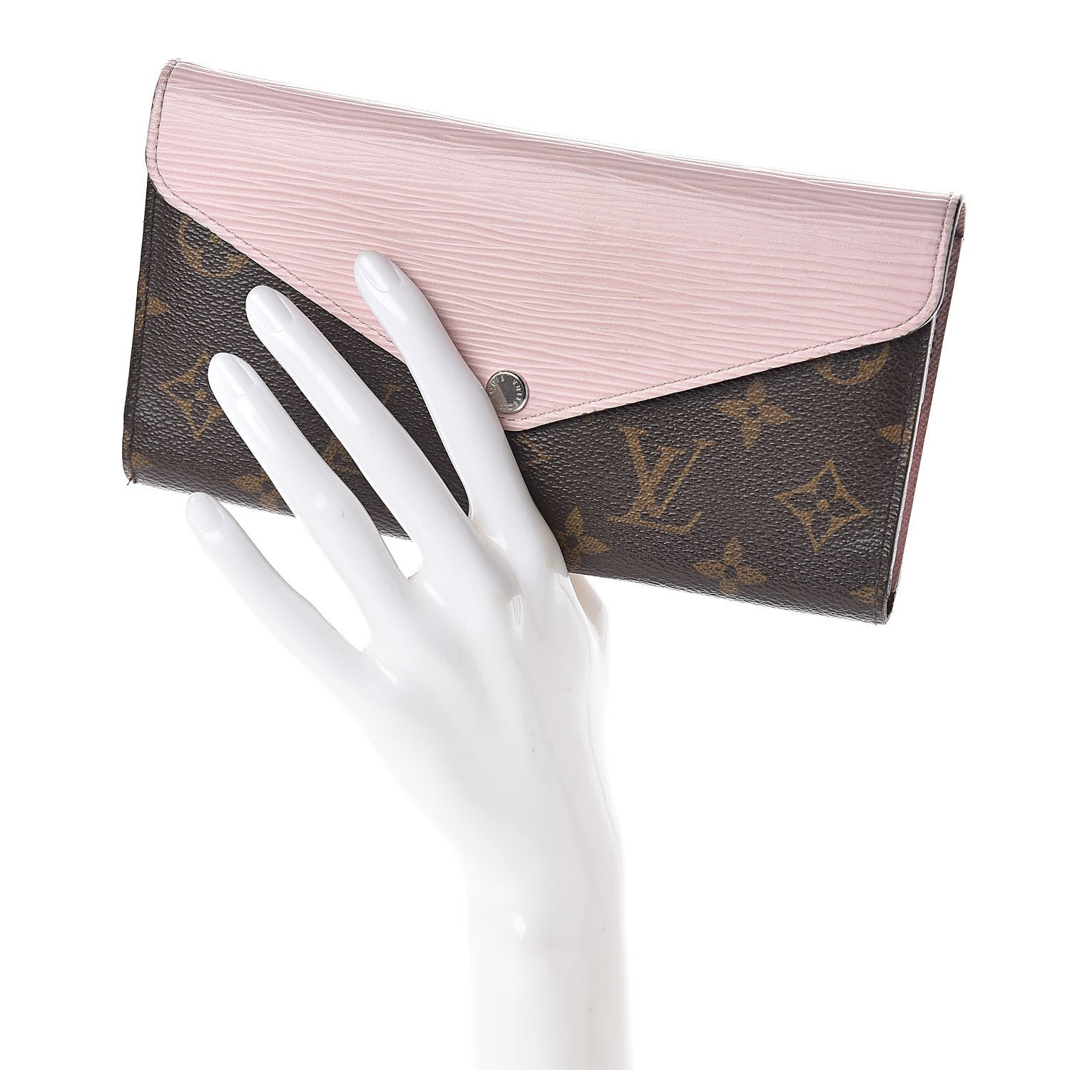 Louis Vuitton Monogram Epi Marie-Lou Long Wallet Rose Clair 2 of 8