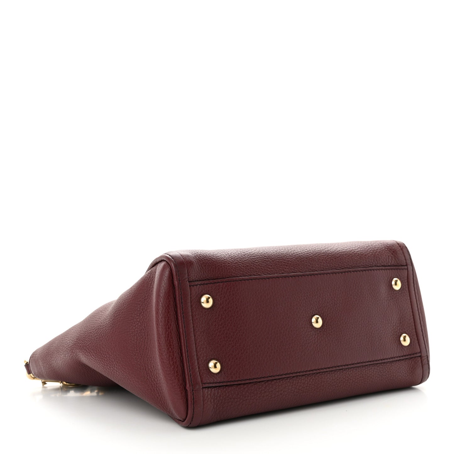 Pebbled Calfskin Small Soho Top Handle Bag Peonia Flower