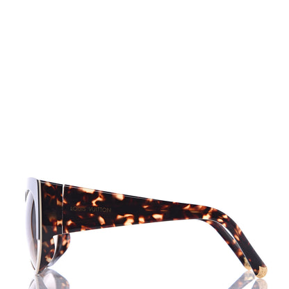 Louis Vuitton Acetate Cat Eye Sunglasses Z0588E Tortoise 2 of 7