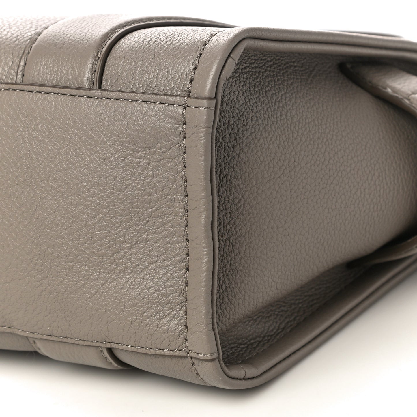 Grained Calfskin Small The Tote Bag Cement