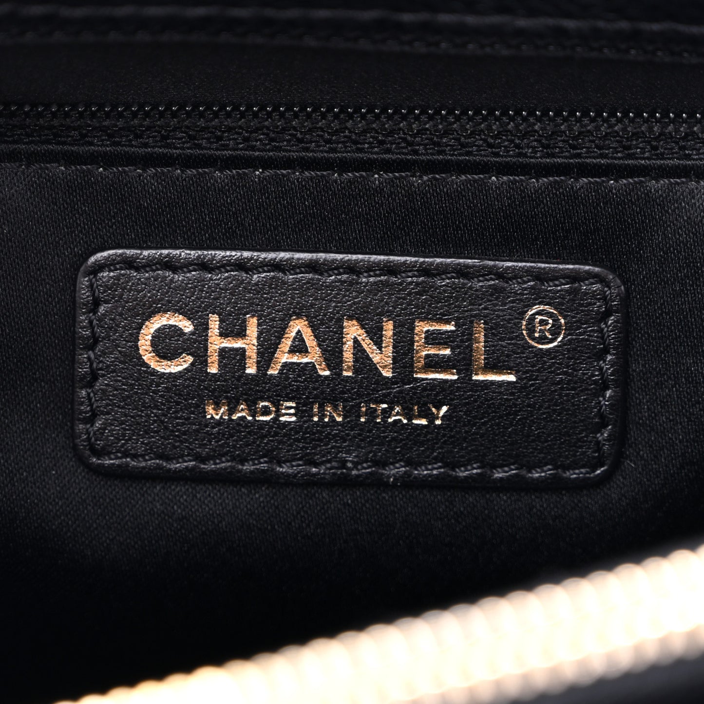 Caviar Quilted Grand Shopping Tote GST Black