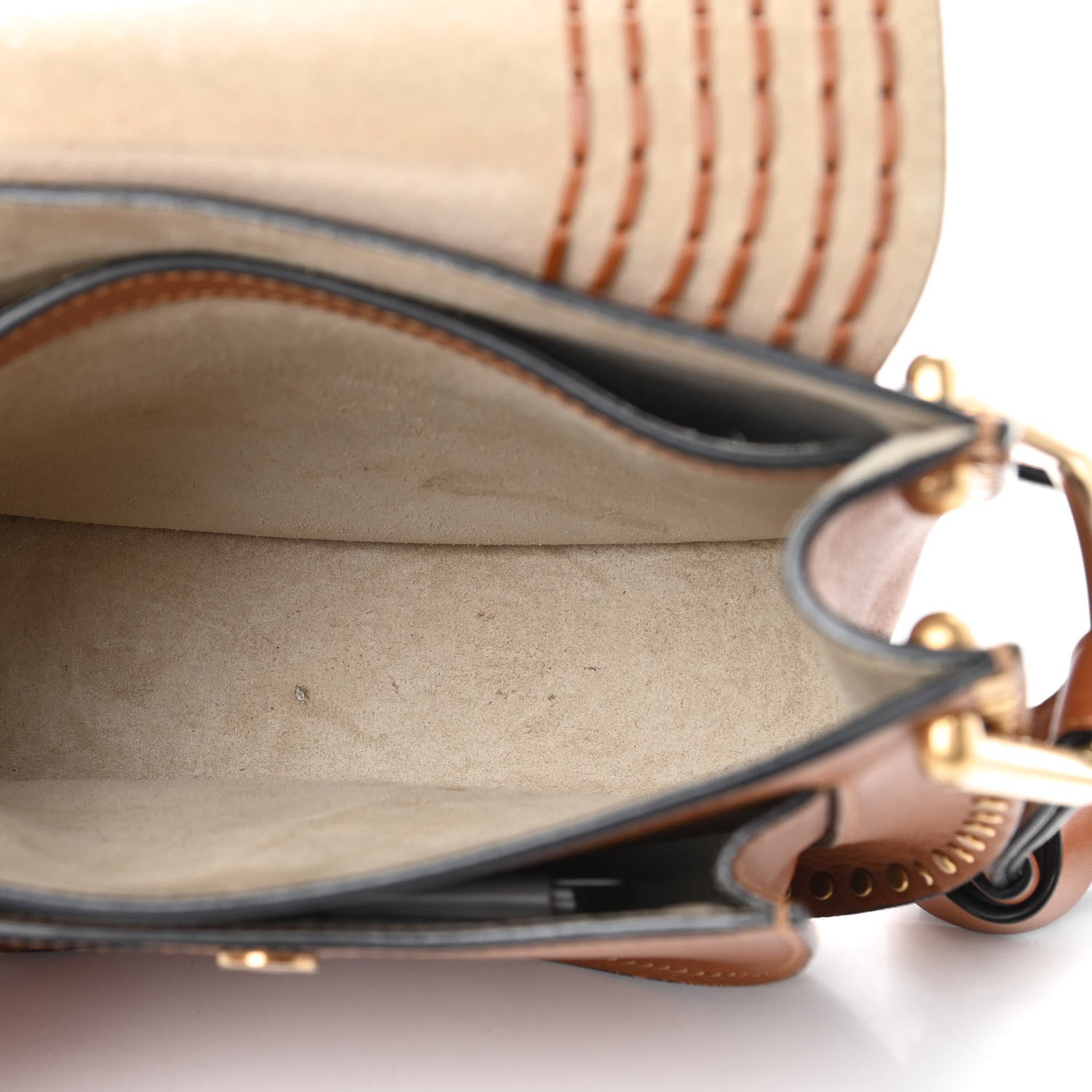 Chloe Calfskin Braided Small Hudson Shoulder Bag Caramel 5 of 18