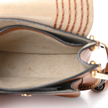 Chloe Calfskin Braided Small Hudson Shoulder Bag Caramel 5 of 18