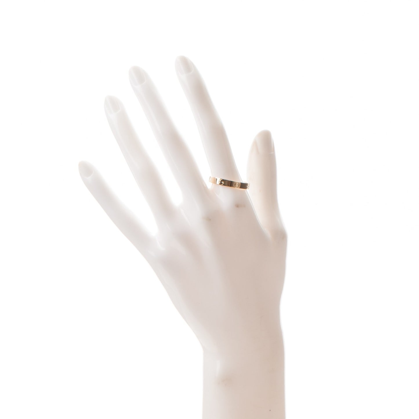 18K Yellow Gold 4mm LOVE Wedding Band Ring 65 11