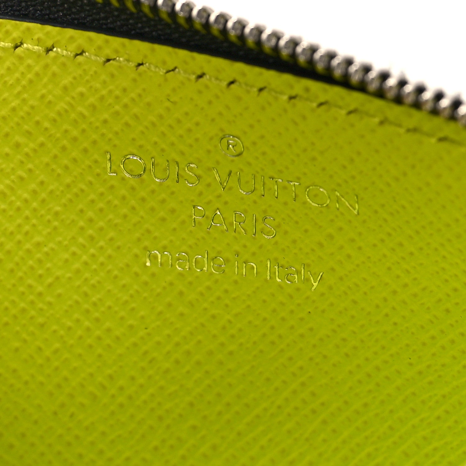 Louis Vuitton Monogram Taiga Coin Card Holder Yellow 7 of 8