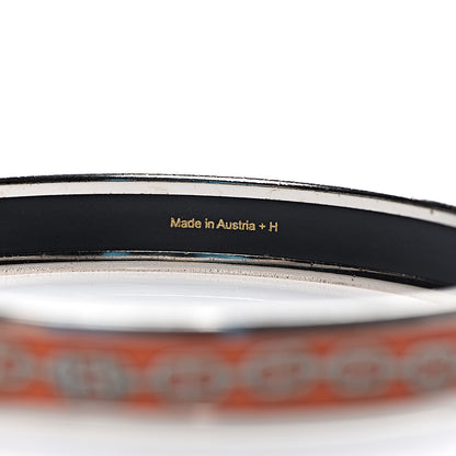 Hermes Enamel Printed Narrow Chaine d'Ancre Bracelet 70 4 of 4