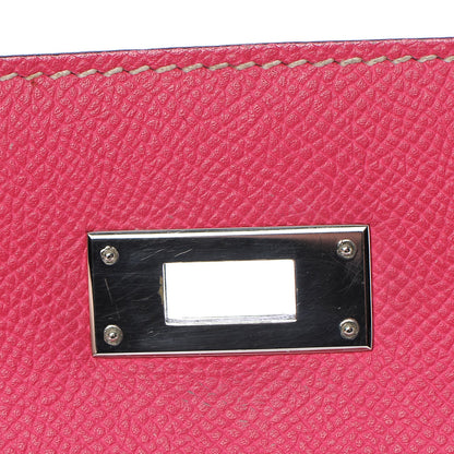 Hermes Epsom Candy Kelly Retourne 35 Rose Tyrien Rubis 17 of 31