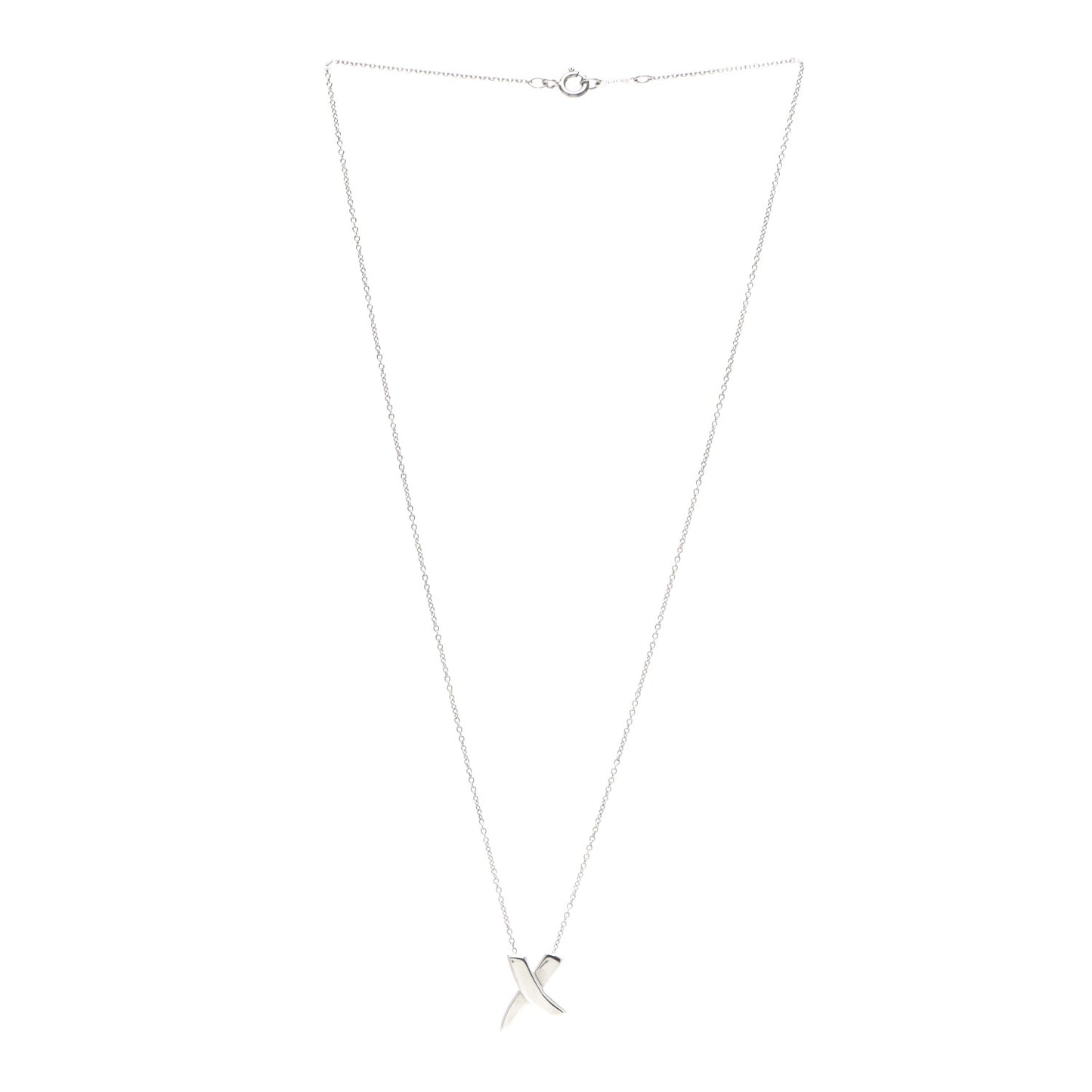 Sterling Silver Paloma Picasso Graffiti X Pendant Necklace