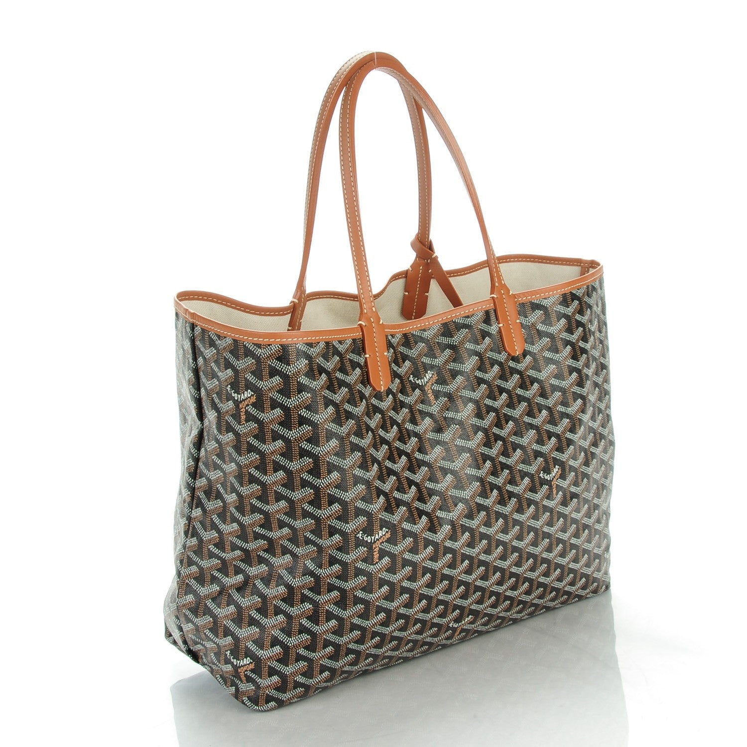 Goyard Goyardine Saint Louis PM Black Gold 3 of 7