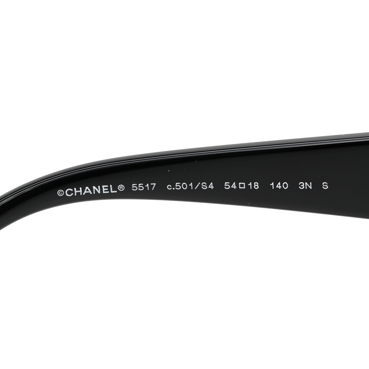 Chanel Acetate Enamel Heart Butterfly Sunglasses 5517 Black 5 of 8