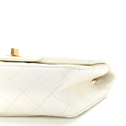 Chanel Aged Calfskin Quilted 2.55 Reissue Mini Flap White 10 of 11