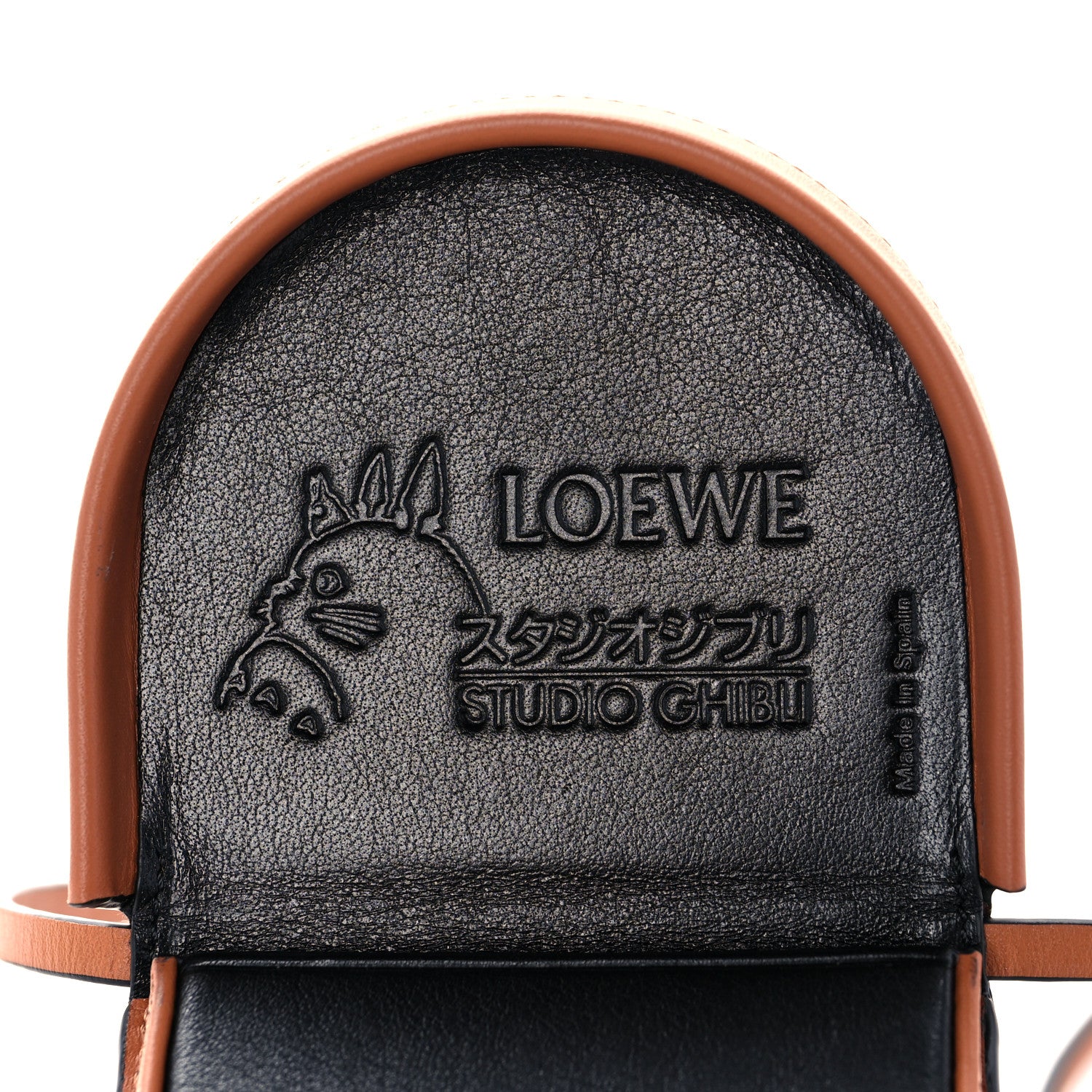Loewe X SPIRITED AWAY Calfskin Mini Heel Pouch Tan 6 of 9
