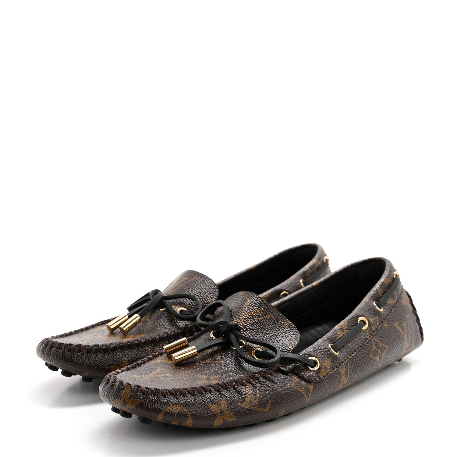 Louis Vuitton Patent Monogram Gloria Loafers 37.5 3 of 10