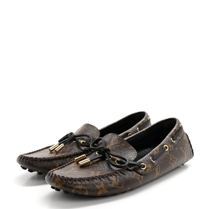Louis Vuitton Patent Monogram Gloria Loafers 37.5 3 of 10