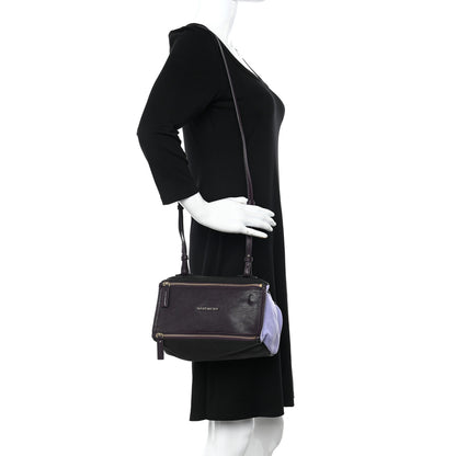 Givenchy Sugar Goatskin Mini Colorblock Pandora Aubergine 2 of 12