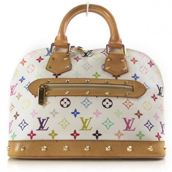 Louis Vuitton Monogram Multicolor Alma White 1 of 9