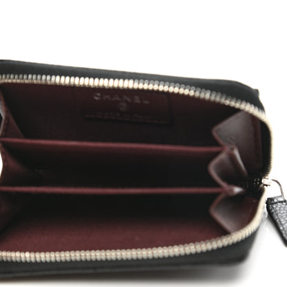 Chanel Caviar Quilted Zip Coin Purse Black 5 of 7