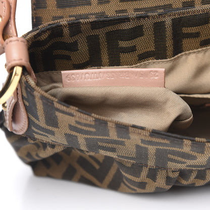 Fendi Zucca Cuoio Lucido Small Chef Shoulder Bag Tobacco Bois de Rose 7 of 10
