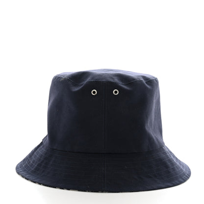 Christian Dior Oblique Reversible Teddy-D Brim Bucket Hat Blue 6 of 8