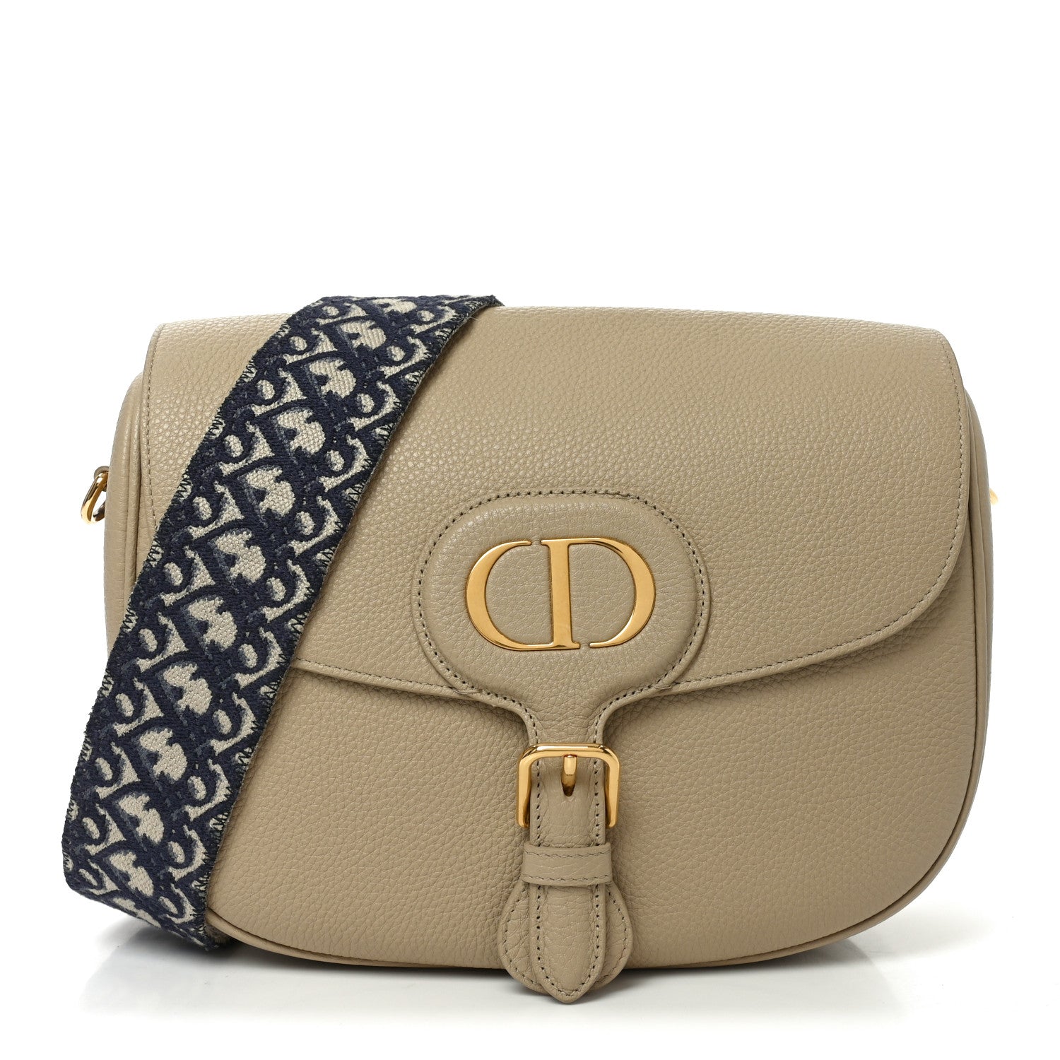 Christian Dior Grained Calfskin Large Bobby Flap Beige 1 of 10