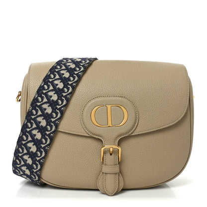 Christian Dior Grained Calfskin Large Bobby Flap Beige 1 of 10